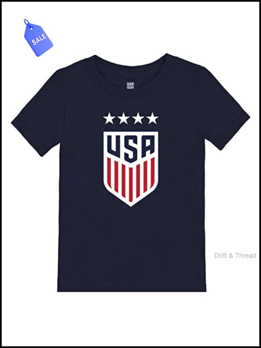 Officially Licensed US Women's Soccer Team Cotton T-Shirt